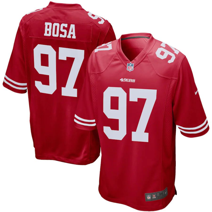 Men San Francisco 49ers #97 Nick Bosa Scarlet Nike Game Player NFL Jersey->san francisco 49ers->NFL Jersey